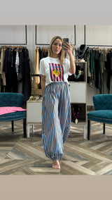 Blue /Brown Stripe Pants