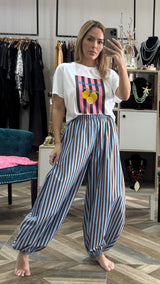 Blue /Brown Stripe Pants