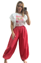 Orange stripes Pants