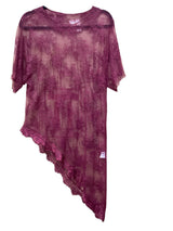 Burgundy Lace Top