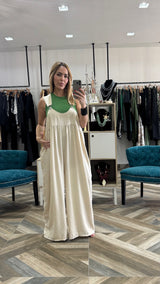Linen overall