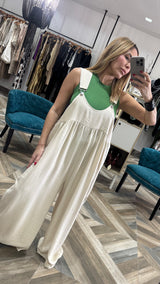 Linen overall