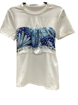 Solid T Shirt W Satin
