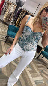 Floral Bustier