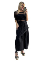 Black lace top