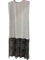 Gray Lace Dress
