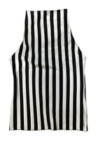 Black and White Stripe Top