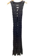 Black Crochet Vest