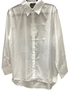 Solid Shear Button Down Top