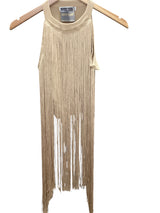 Sand Fringe Top and Skirt Set