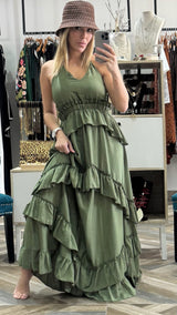 Olive Maxi Dress