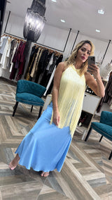 Yellow Fringe Top