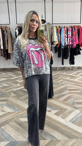 Black Sparkling Jeans