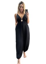Sunny Black Jumpsuit
