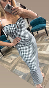 Tatiana Black and White Dress