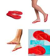 Tkees Aqua-Red