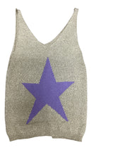 Gold And Purple Star Top