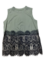 Olive Lace Top