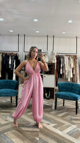 Mira red Jumpsuit