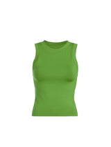 Smooth crewneck muscle tank
