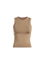 Smooth crewneck muscle tank