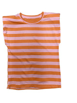 Orange /Pink Stripe Top
