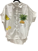 Tropical  pineapple Blouse