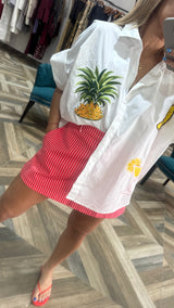 Tropical  pineapple Blouse