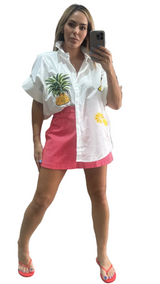 Tropical  pineapple Blouse