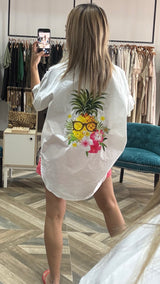 Tropical  pineapple Blouse