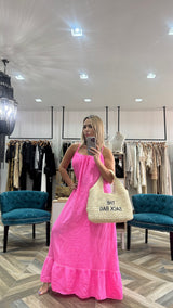 Summer Neon Pink Dress