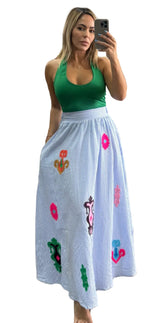 Serafina Stripe Skirt