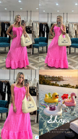 Summer Neon Pink Dress
