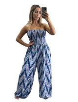 Zigzag Blue Jumper