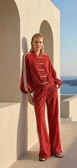 Red Lace Set