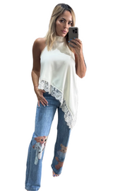 Vanilla Lace Top