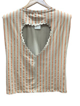Orange Stripe Top