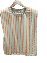 Orange Stripe Top