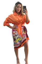 Orange Blouse
