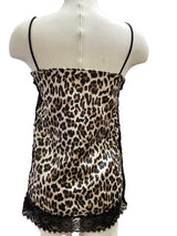 Animal Print Lace Top