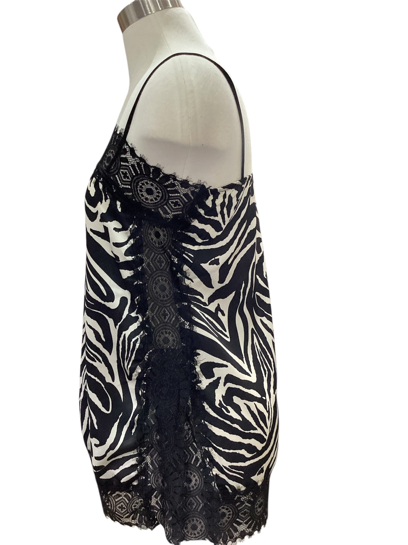Zebra Lace Top