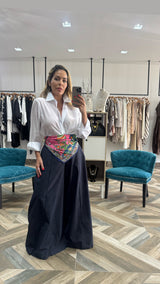 A-line High Waist Palazzo Pants