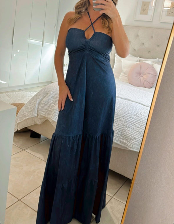 Dark denim Maxi Dress