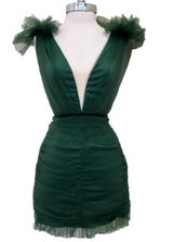 Tulle Green Dress