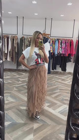 Mila WHITE Tulle Skirt PREORDER