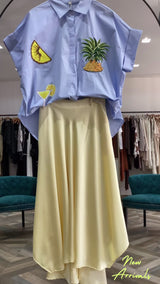 Tropical  pineapple Blouse