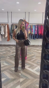 Animal Print Pants