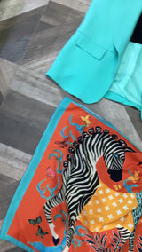 Zebra Pareo Skirt