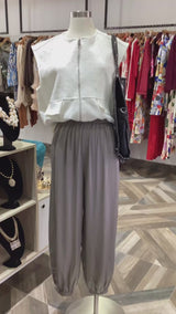 Silver Bubble Pants