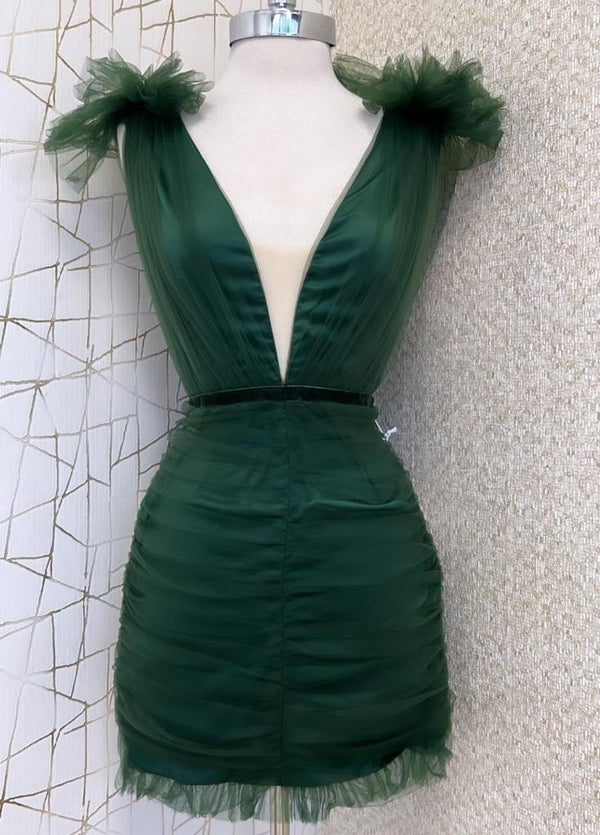 Tulle Green Dress